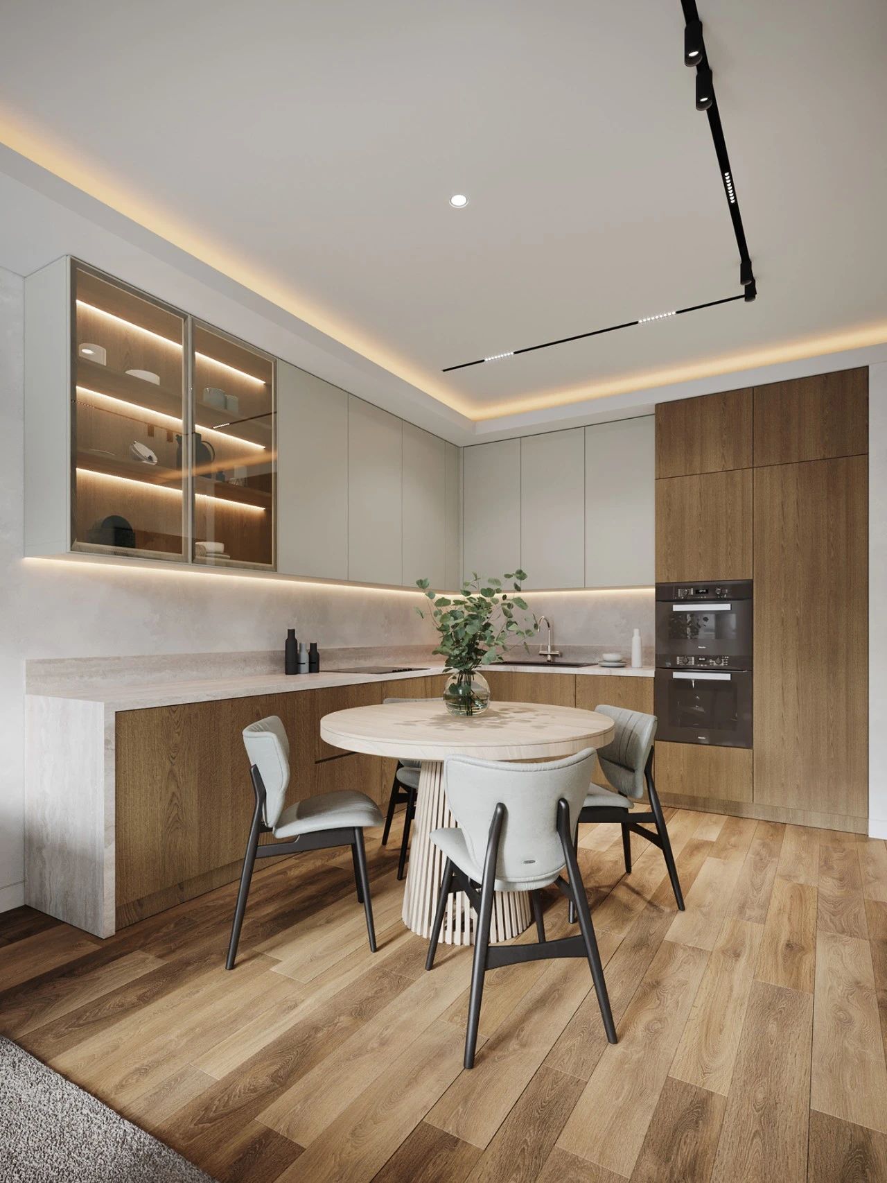 现代素雅风格室内设计家装案例-餐厅 现代素雅风格室内设计家装案例-餐厅